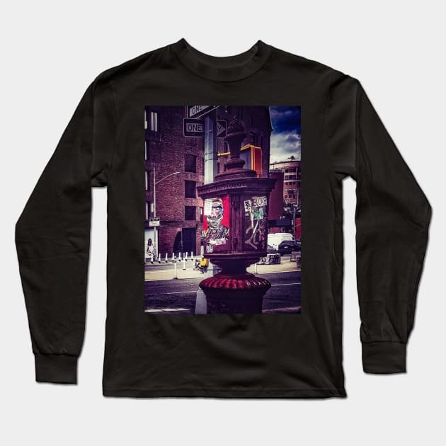 Franklin Street Tribeca Manhattan NYC Long Sleeve T-Shirt by eleonoraingrid